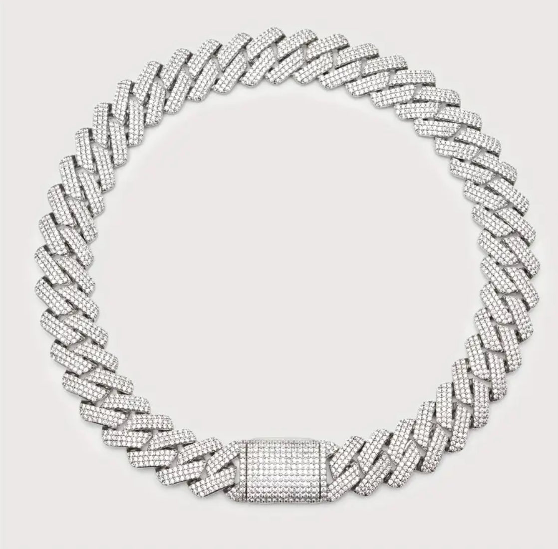 1Pc Miami Diamond Cuban Chain