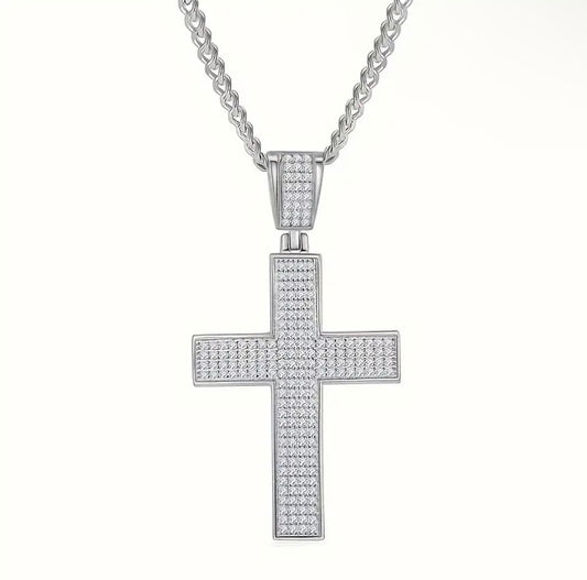 1 Pc Moissanite Cross Pendant