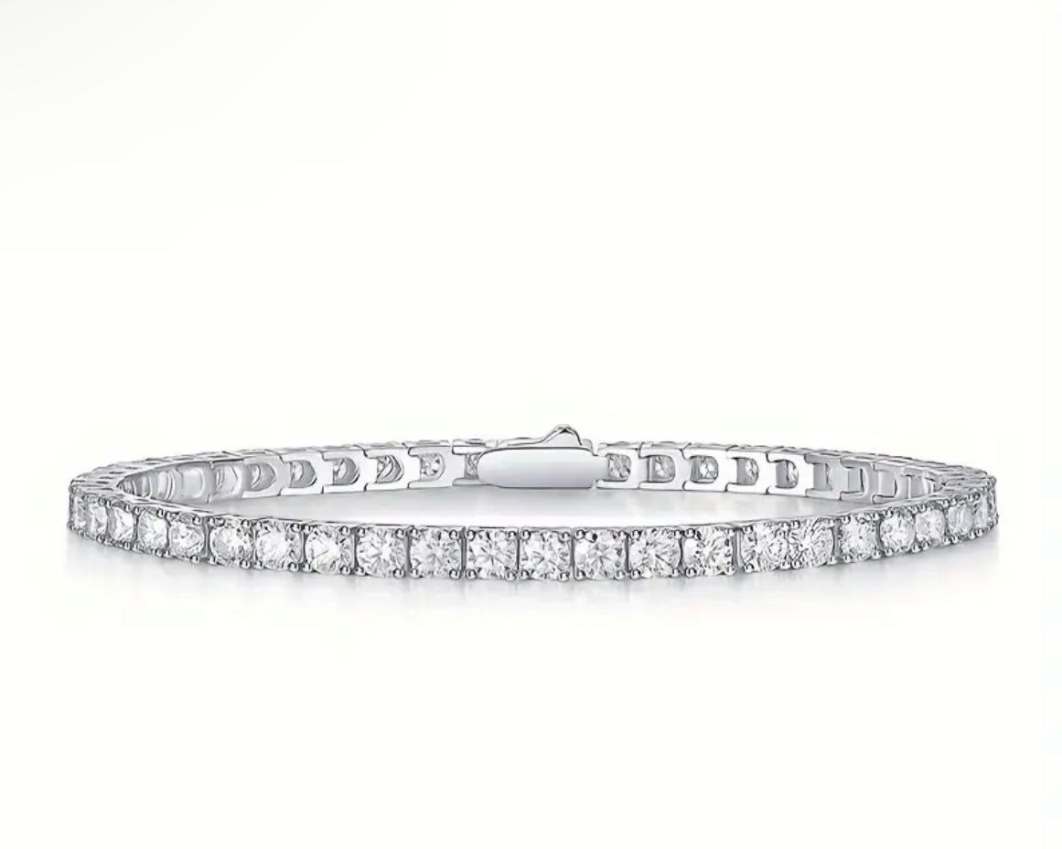 1 Pc Moissanite Tennis Bracelet